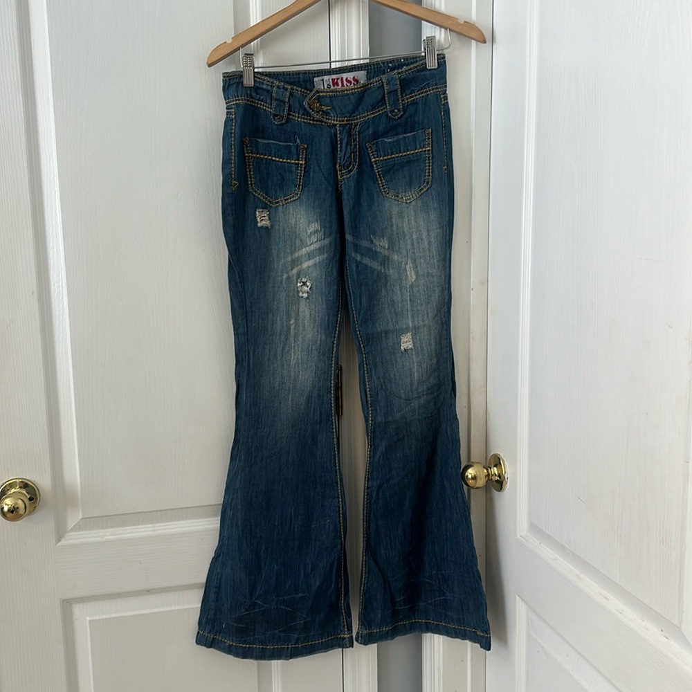 1st Kiss Dark Wash Flare Jeans - Size 7